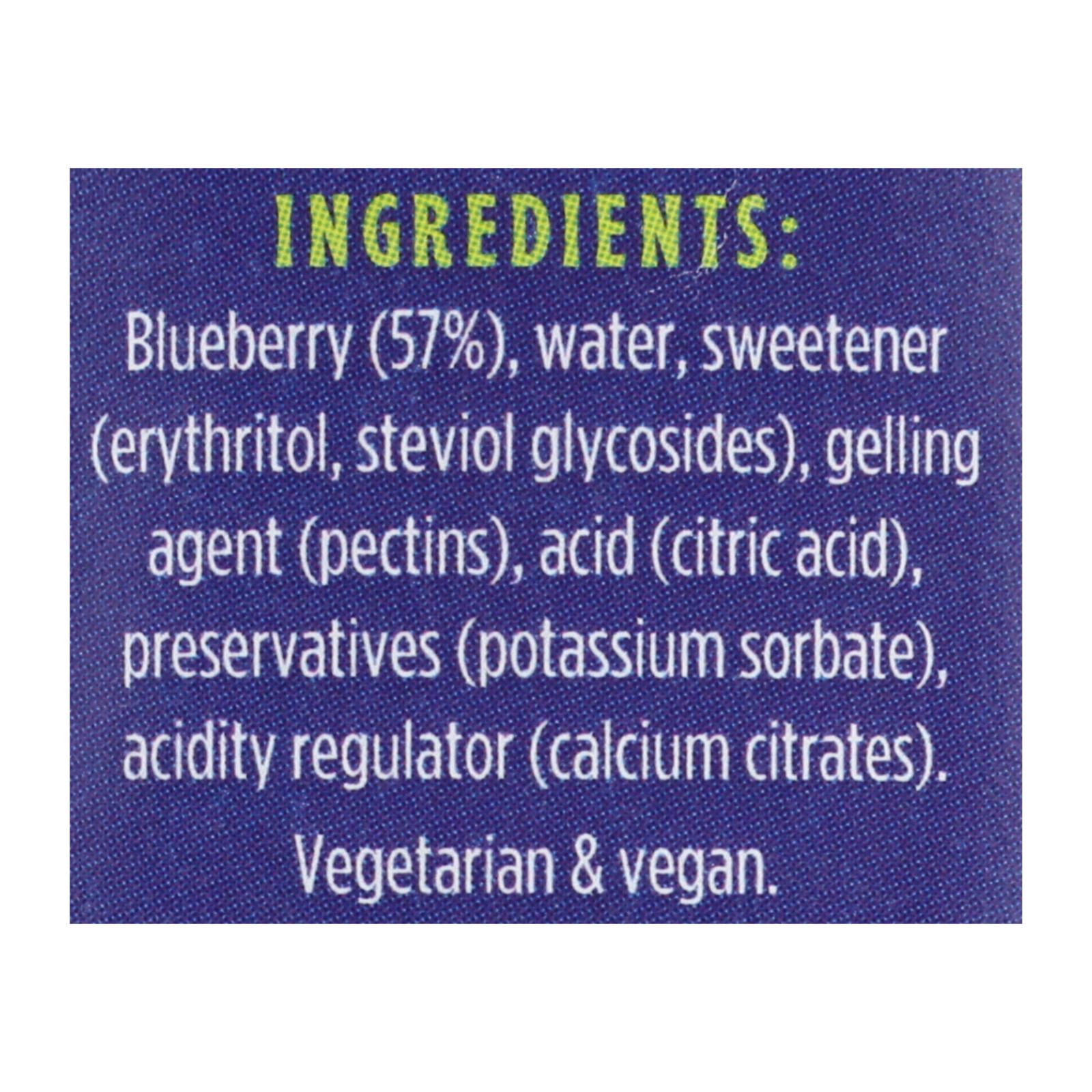 Good Good - Jam Blueberry No Sugar - Case Of 6-12 Oz - GreatEagleInc