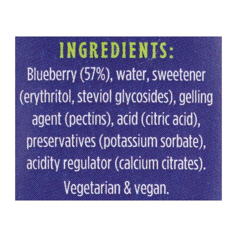 Good Good - Jam Blueberry No Sugar - Case Of 6-12 Oz - GreatEagleInc