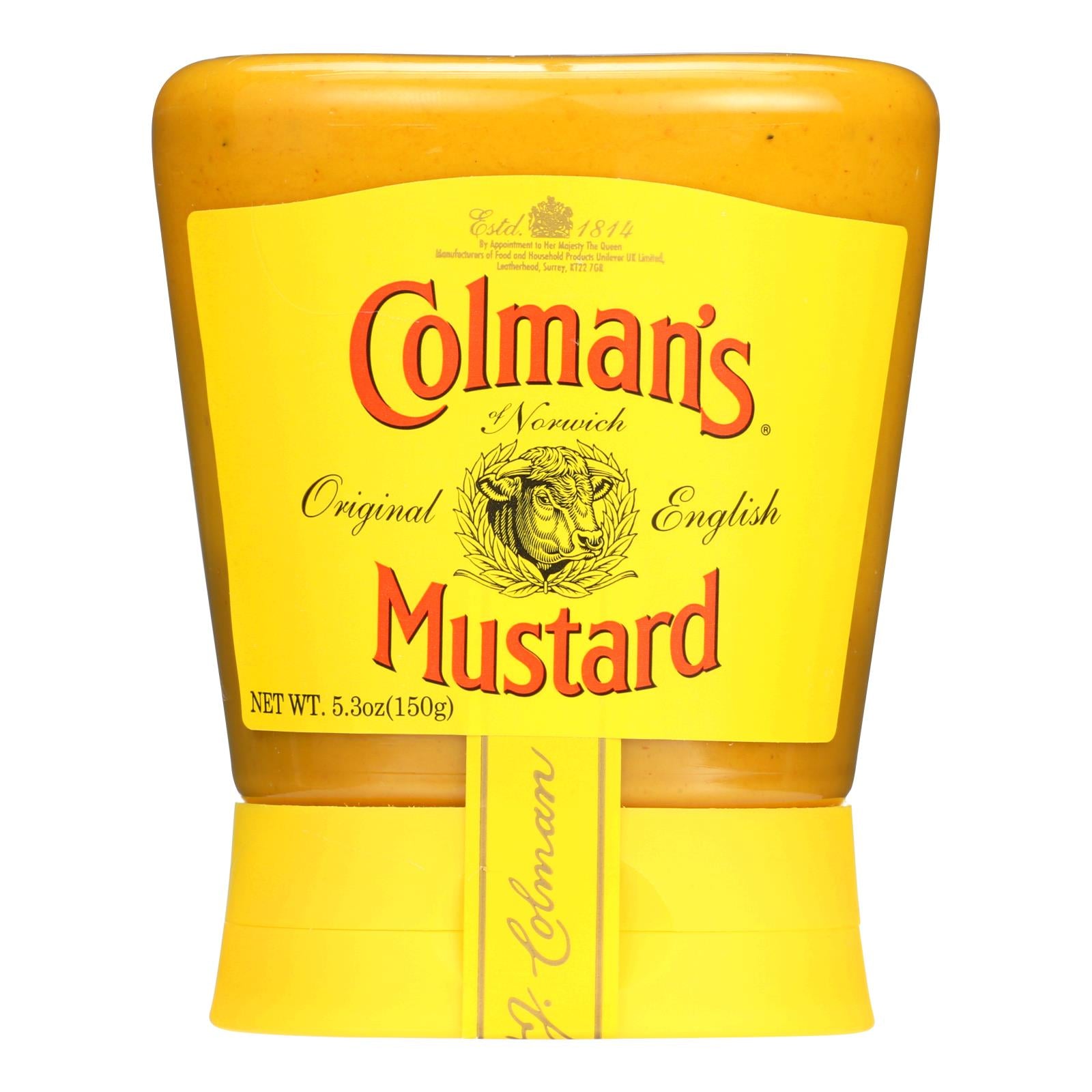 Colman Original English Mustard - Case Of 6 - 5.3 Oz. - Eco-Friendly Home & Grocery