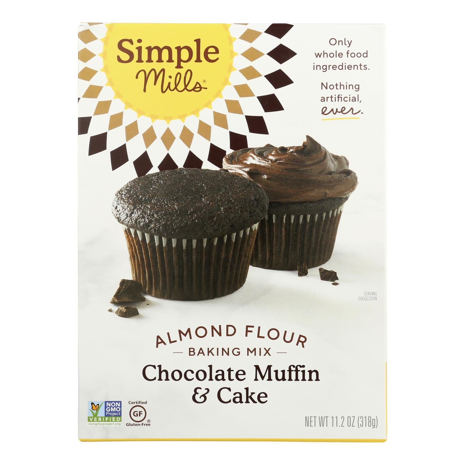 Simple Mills - Mix Chocolate Muffin Cake - Case Of 6-11.2 Oz - GreatEagleInc