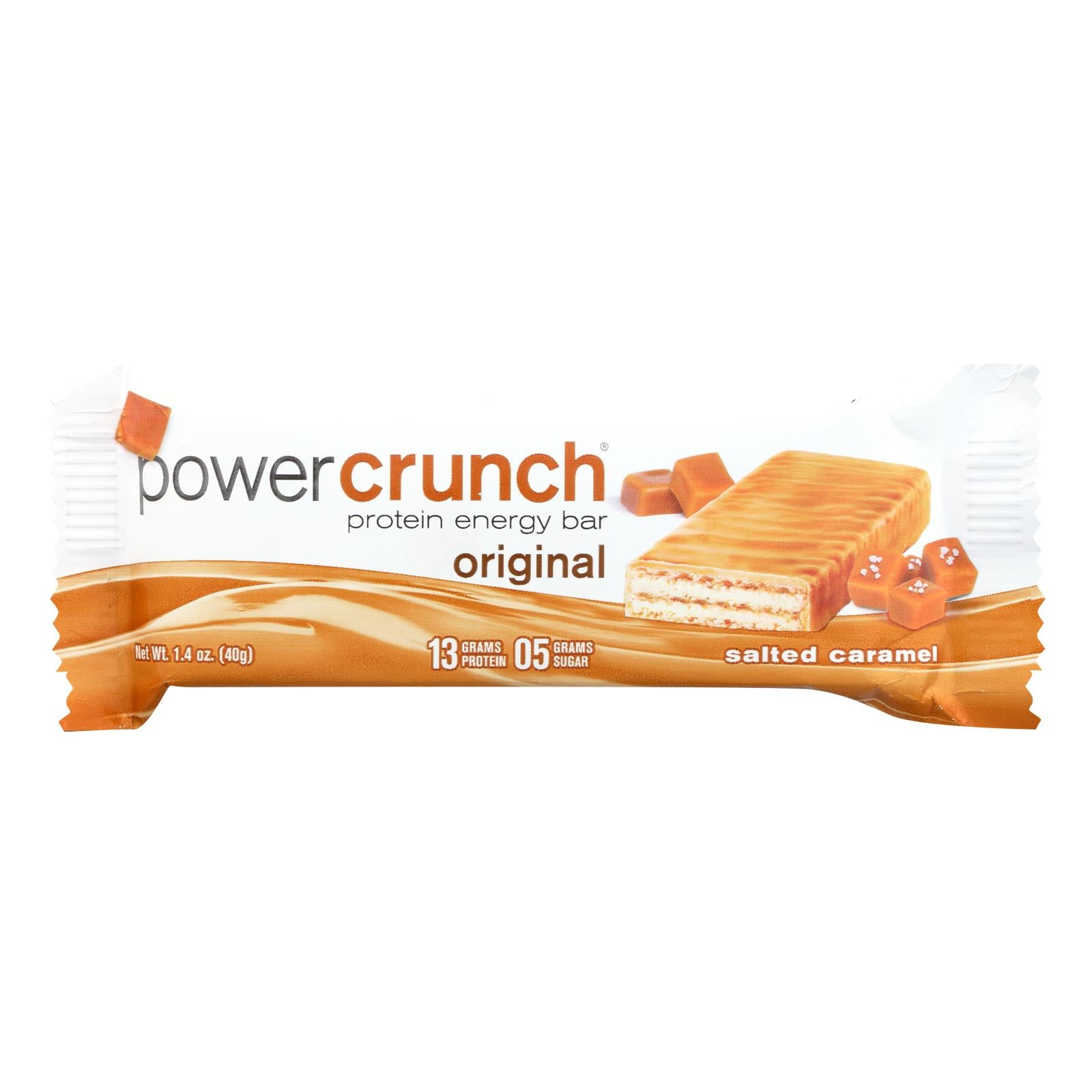 Power Crunch Bar - Original - Salted Caramel - 1.4 Oz - Case Of 12 - GreatEagleInc