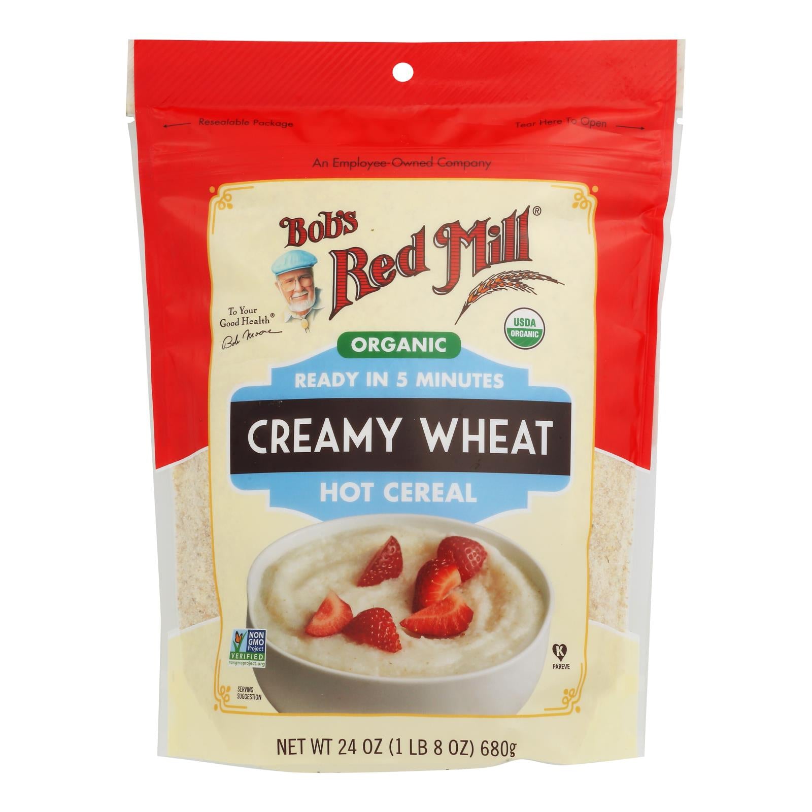 Bob's Red Mill - Cereal Creamy Wheat - Case Of 4-24 Oz - GreatEagleInc