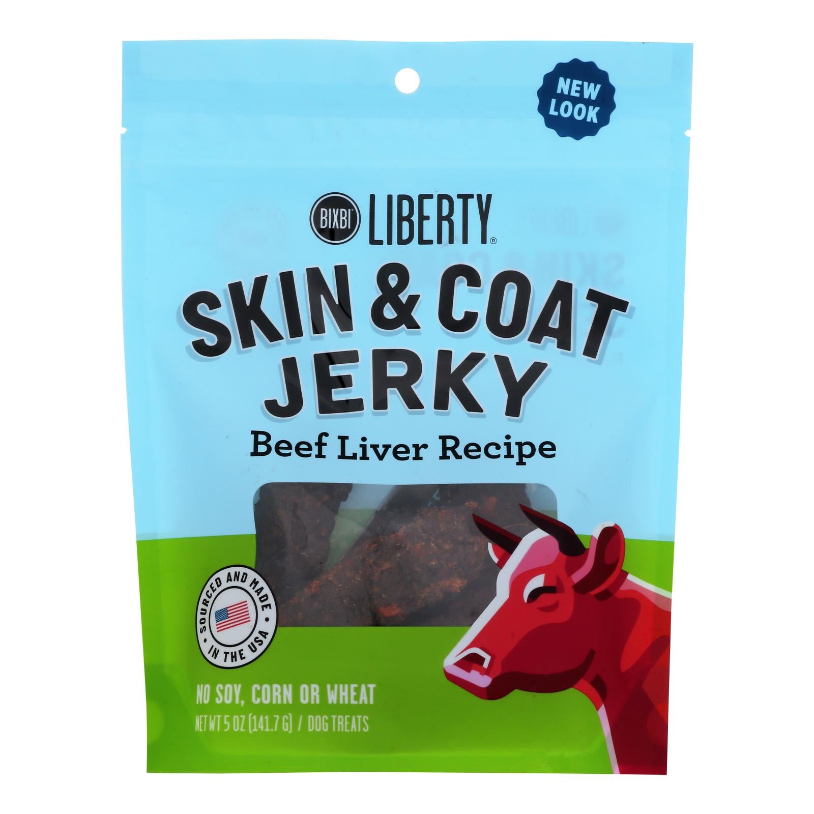 Bixbi - Jerky Skin & Coat Bf Livr - Case Of 6-5 Oz - GreatEagleInc