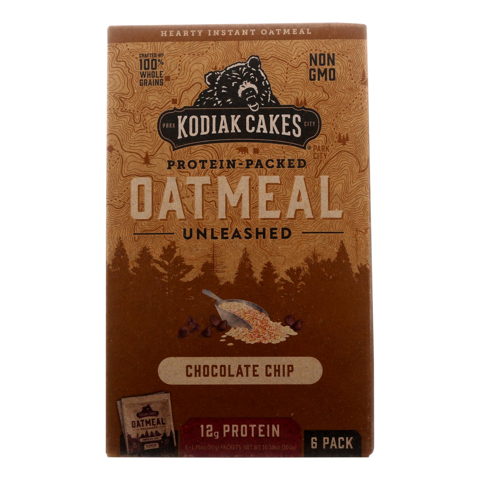 Kodiak Cakes - Oatmeal Choc Chip Packets - Cs Of 6-6/1.76oz - Home & Garden