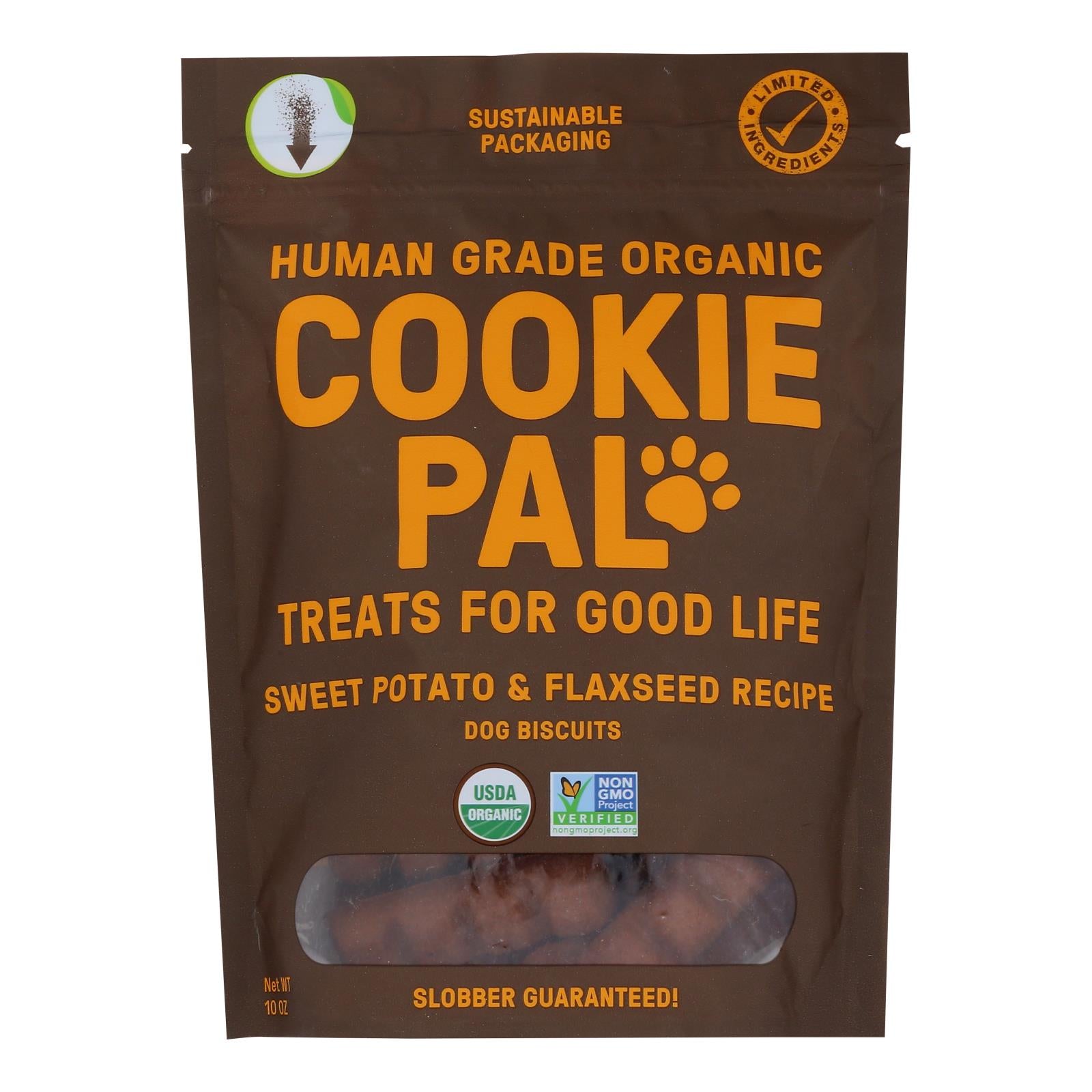 Cookie Pal - Dog Treat Sweet Pt Flxs - Case Of 4-10 Oz - GreatEagleInc