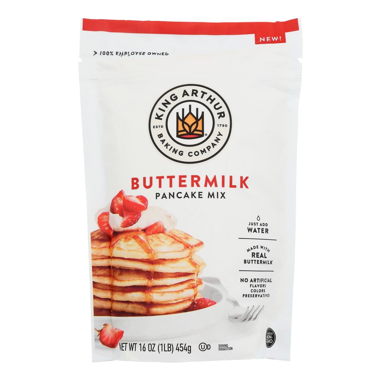King Arthur Baking Company - Mix Butter Milk Pancake - Case Of 6-16 Oz - GreatEagleInc