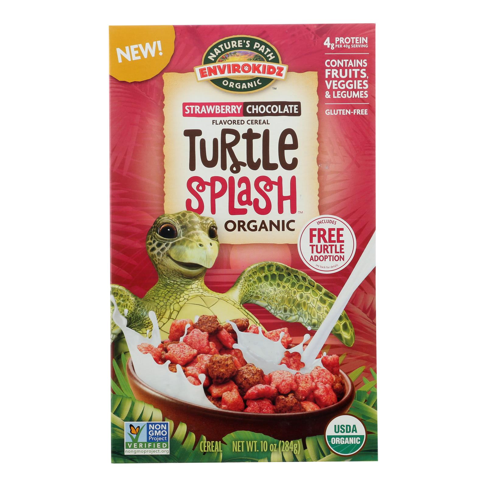 Nature's Path-envirokidz - Cerl Turtle Splash - Case Of 12-10 Oz - GreatEagleInc