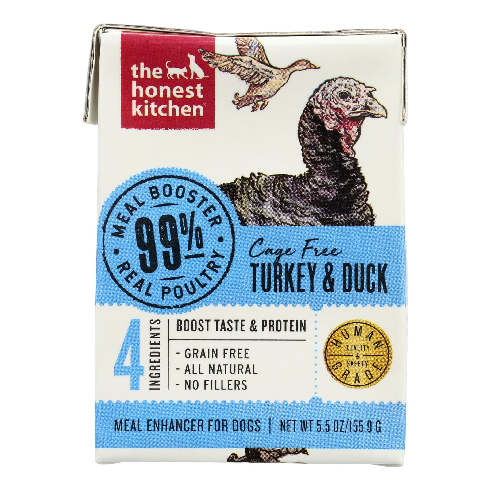 The Honest Kitchen - Dog Fd Meal Boost 99%trky - Case Of 12-5.5 Oz - GreatEagleInc