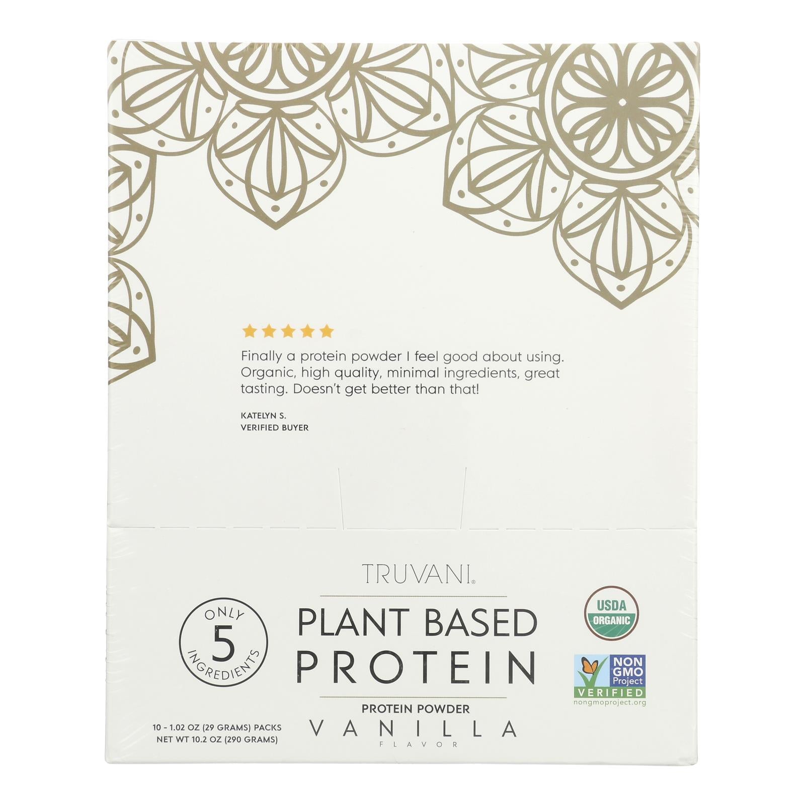 Truvani - Protein Powder Vanilla 10 Pack - 1 Each-10/1.02z - GreatEagleInc