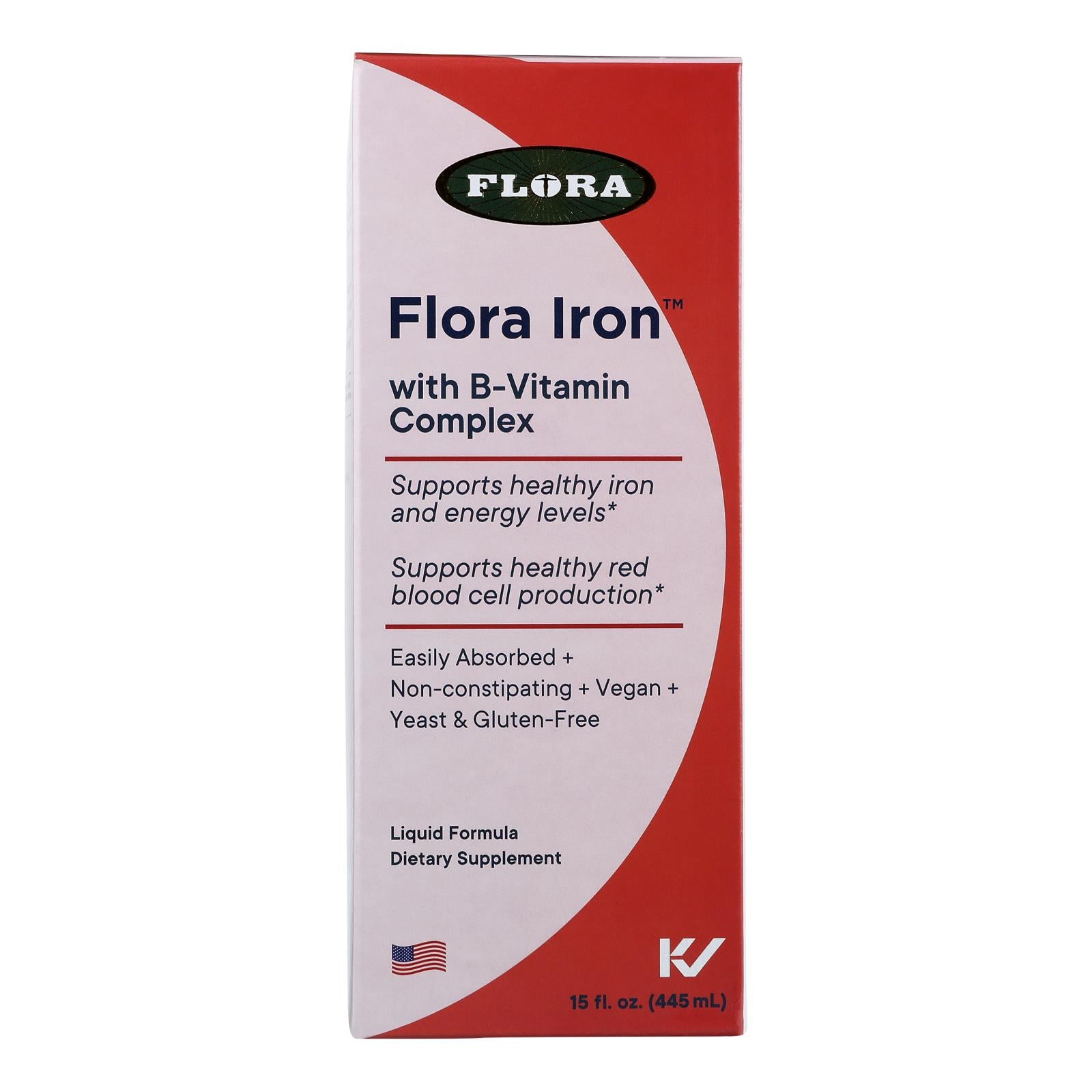Flora - Flora Iron B Vitamin Cmplx Lq - 1 Each-15 Fz - GreatEagleInc