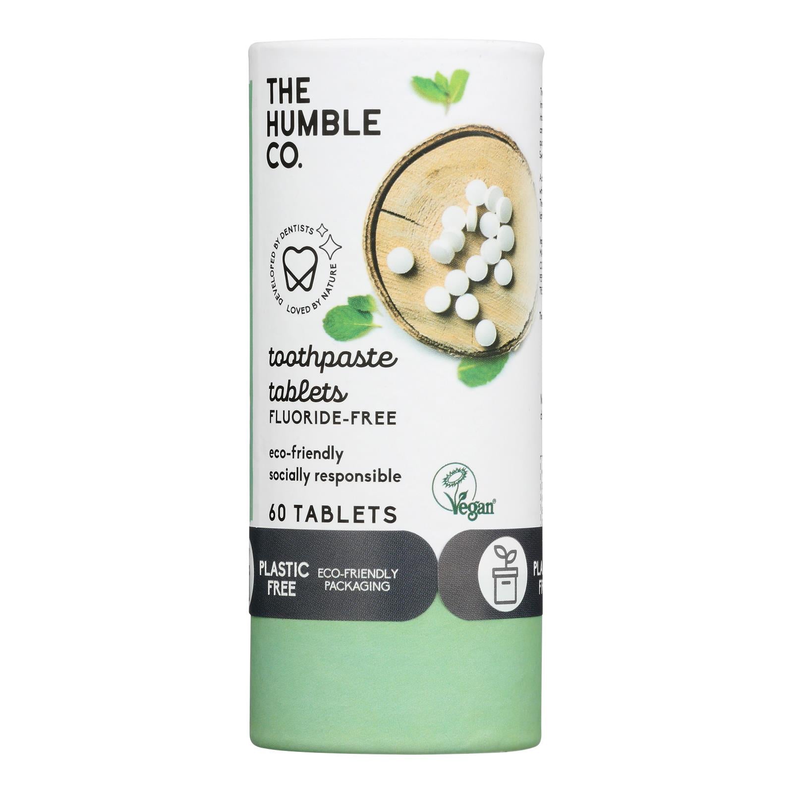 Humble Co - Tthpst Tab Mint Flrde Fre - Case Of 6-60 Ct - GreatEagleInc