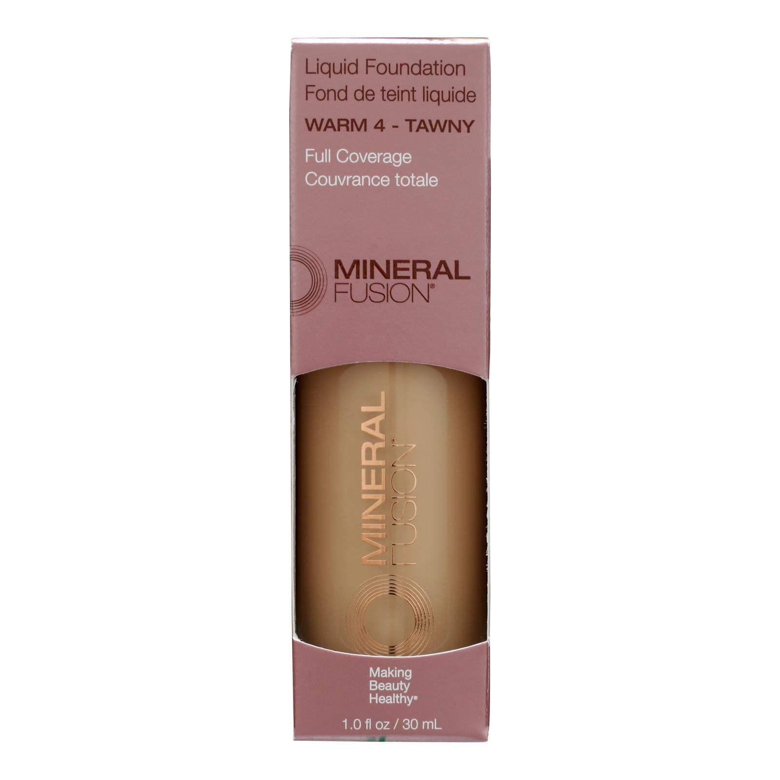 Mineral Fusion - Mkup Liquid Foundation Warm4 - 1 Each-1 Fz - GreatEagleInc