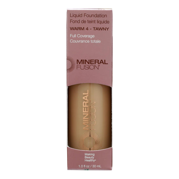 Mineral Fusion - Mkup Liquid Foundation Warm4 - 1 Each-1 Fz - GreatEagleInc