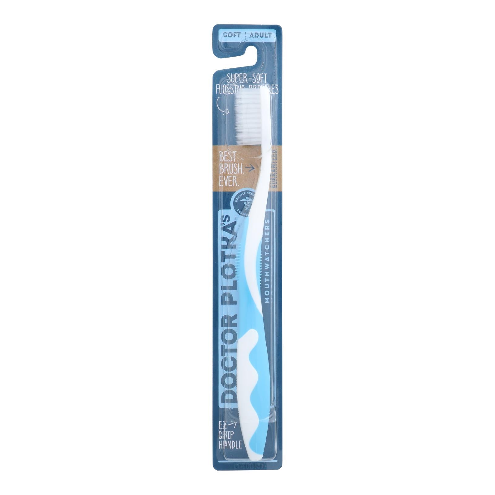 Doctor Plotka's - Toothbrush Adult Blue - Case Of 6-1 Ct - GreatEagleInc