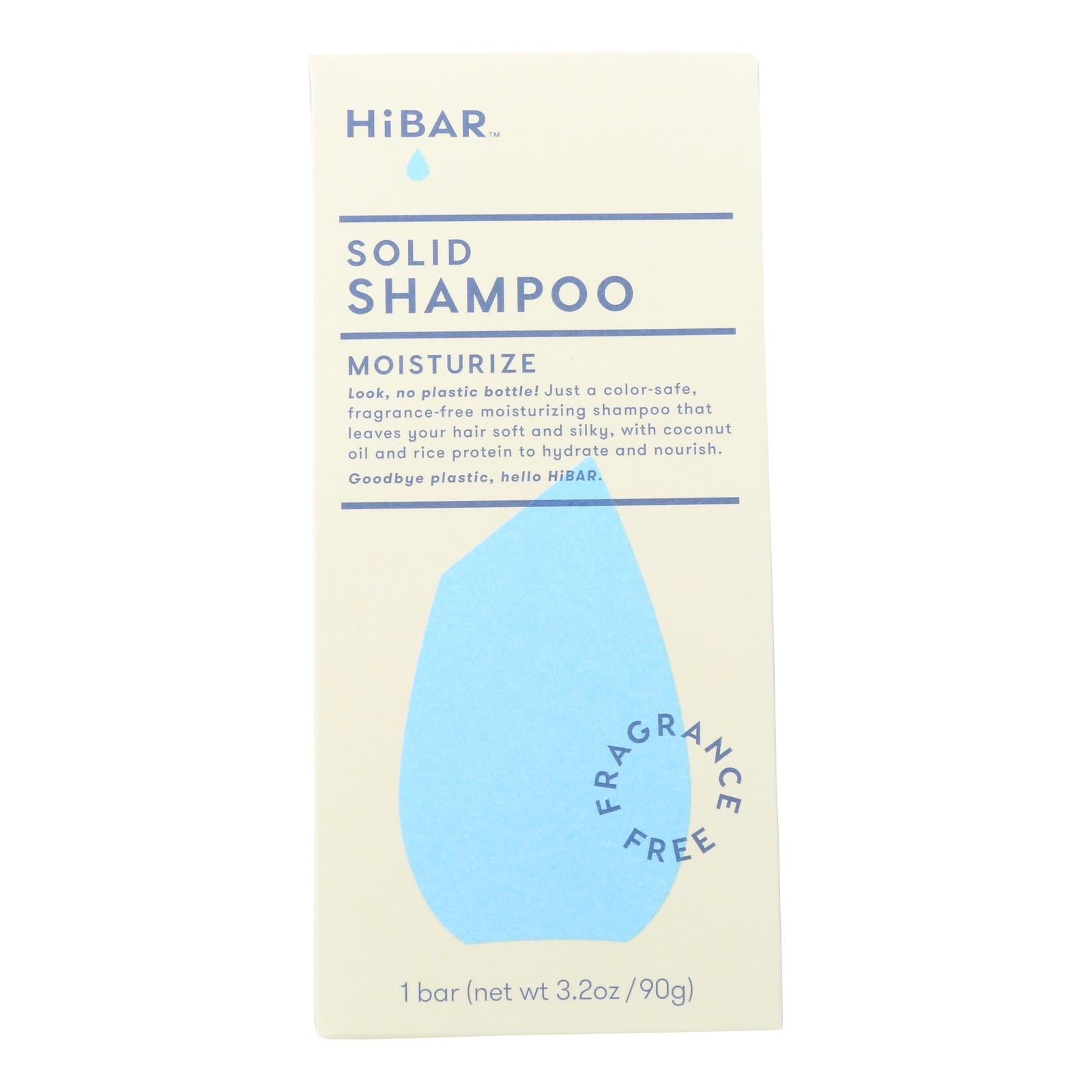 Hibar Inc - Shampoo Solid Frag Free - 1 Each-3.2 Oz - GreatEagleInc