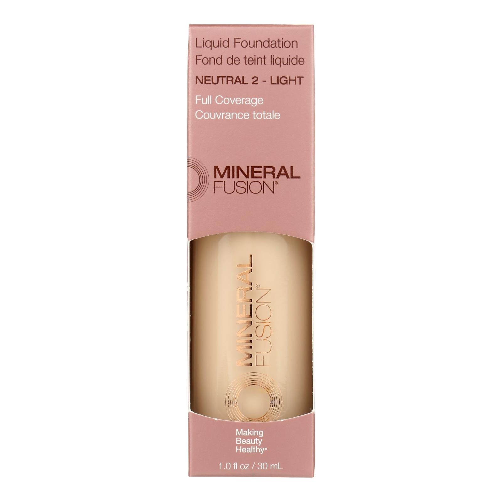 Mineral Fusion - Mkup Liquid Foundtn Ntral 2 - 1 Each-1 Fz - GreatEagleInc