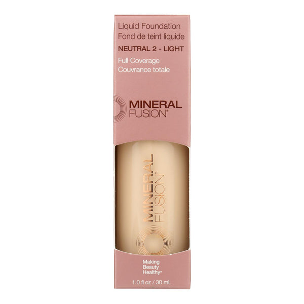 Mineral Fusion - Mkup Liquid Foundtn Ntral 2 - 1 Each-1 Fz - GreatEagleInc