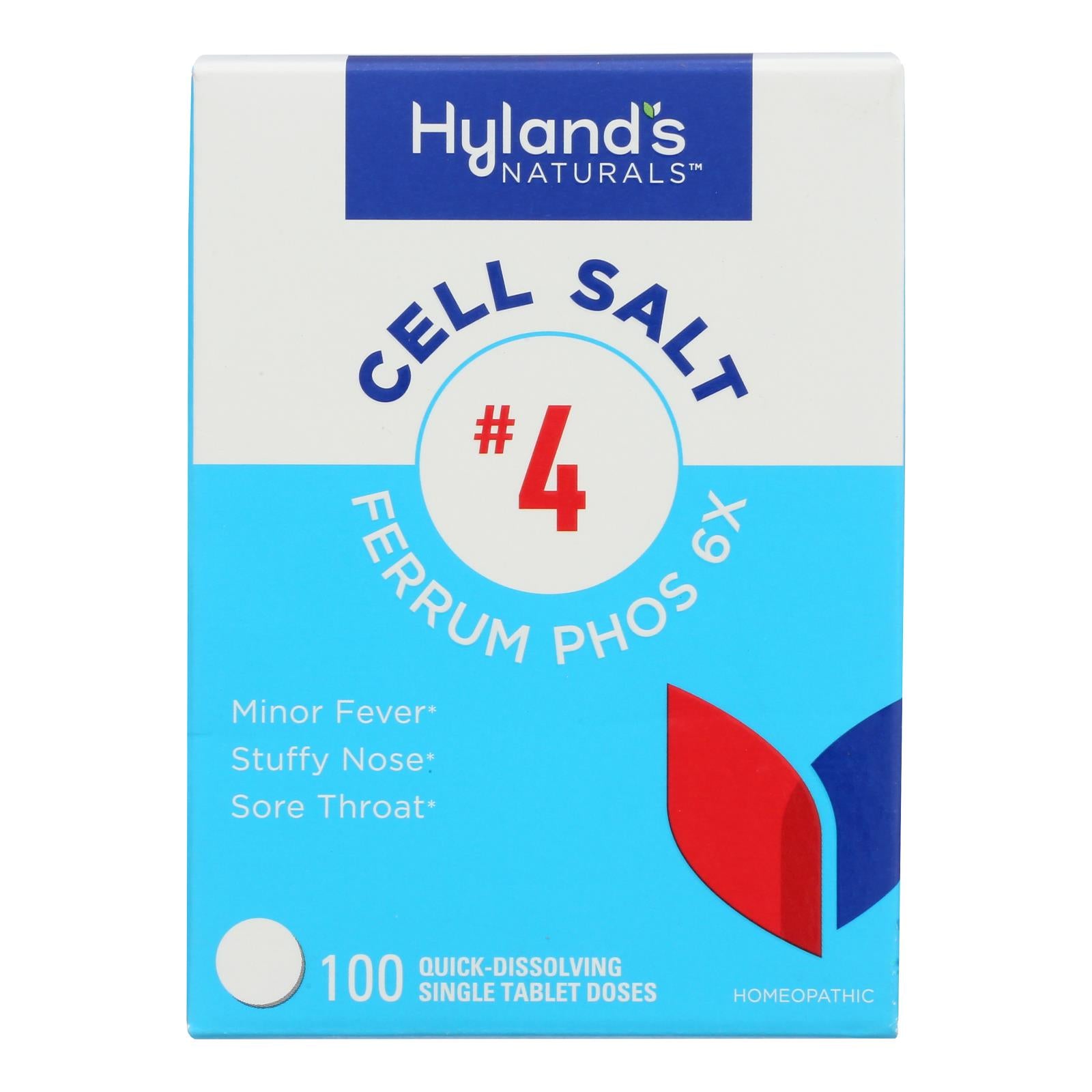 Hyland's - Ferrum Phos 6x Cell Salts - 1 Each-100 Tab - Home & Garden