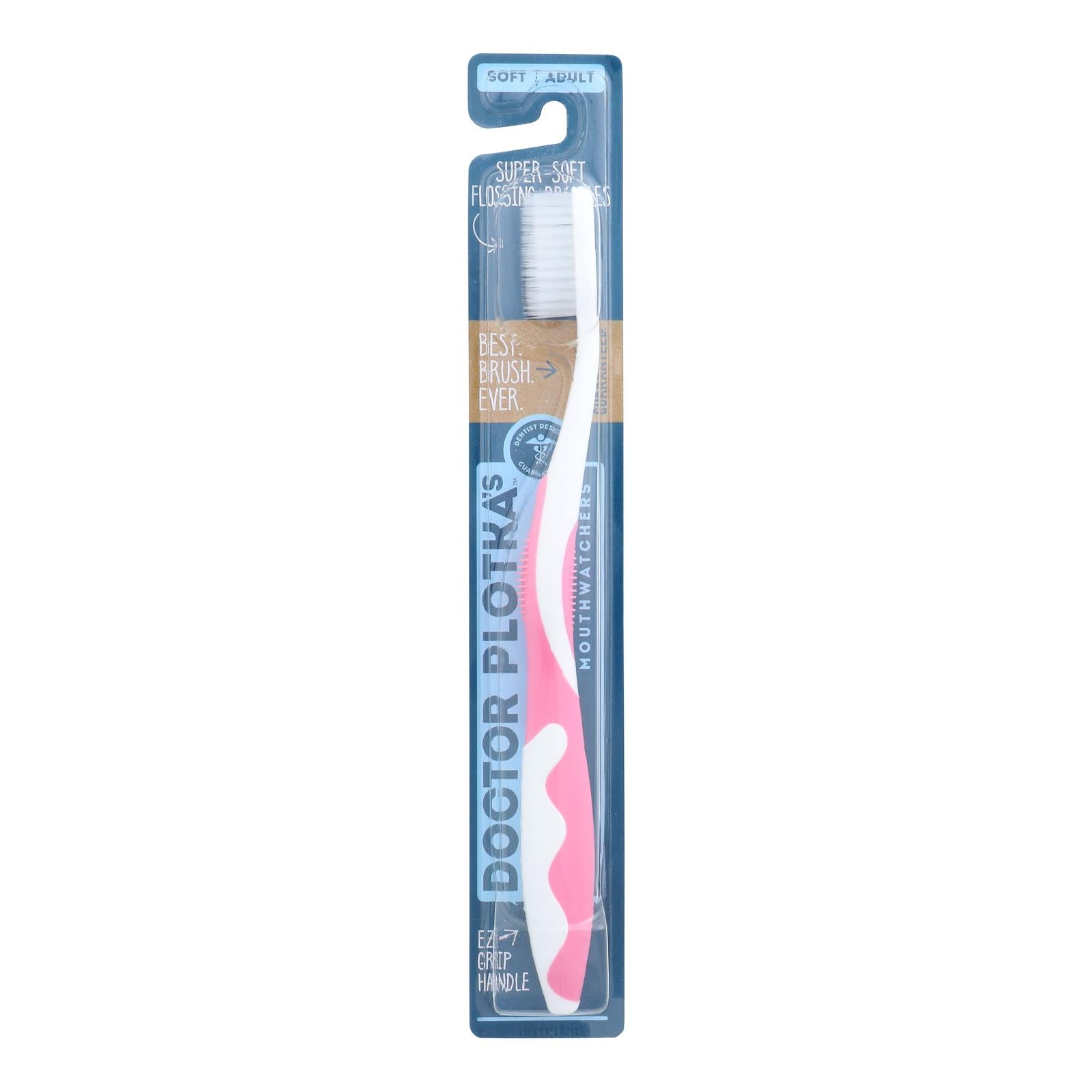Doctor Plotka's - Toothbrush Adult Rose - Case Of 6-1 Ct - GreatEagleInc