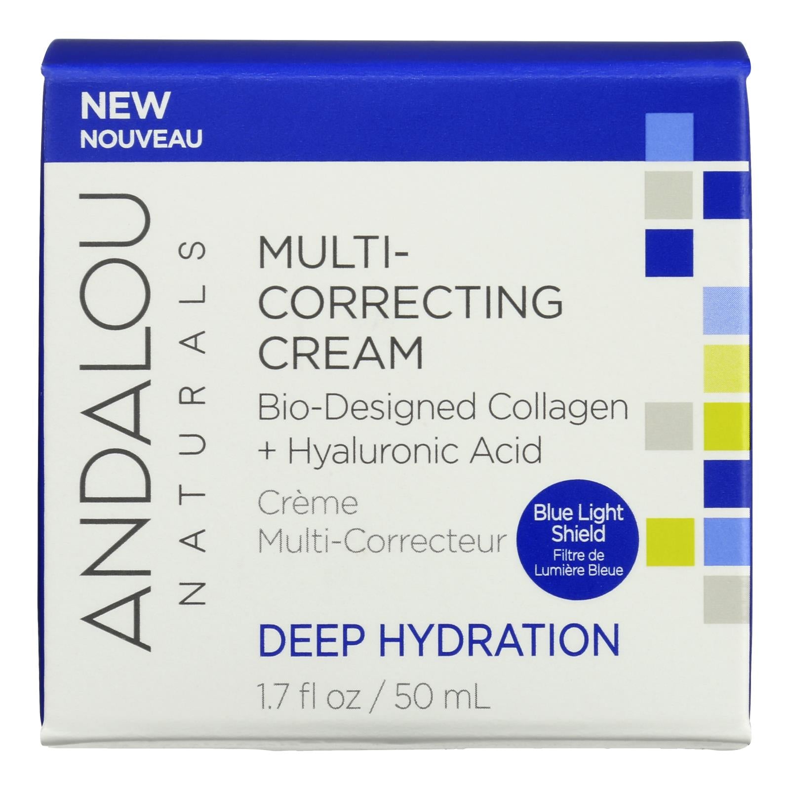 Andalou Naturals - Cream Dp Hyd Mlt Crrcting - 1 Each-1.7 Fz - GreatEagleInc