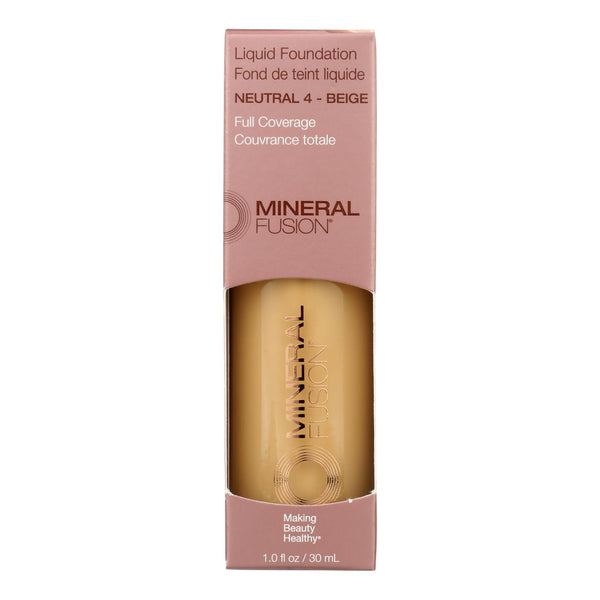 Mineral Fusion - Mkup Liquid Foundtn Ntrl 4 - 1 Each-1 Fz - GreatEagleInc