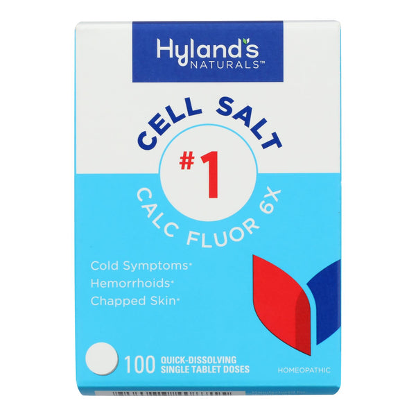Hyland's - Calc Flour 6x Cell Salt - 1 Each-100 Tab - GreatEagleInc