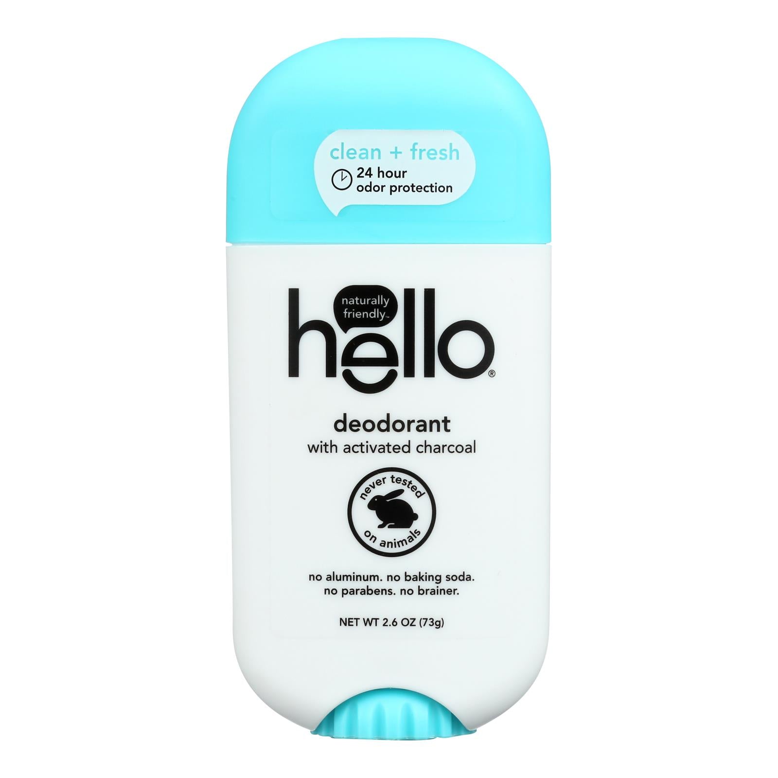 Hello Products Llc - Deodorant Actv Chrcl Cln Frsh - 1 Each-2.6 Oz - GreatEagleInc