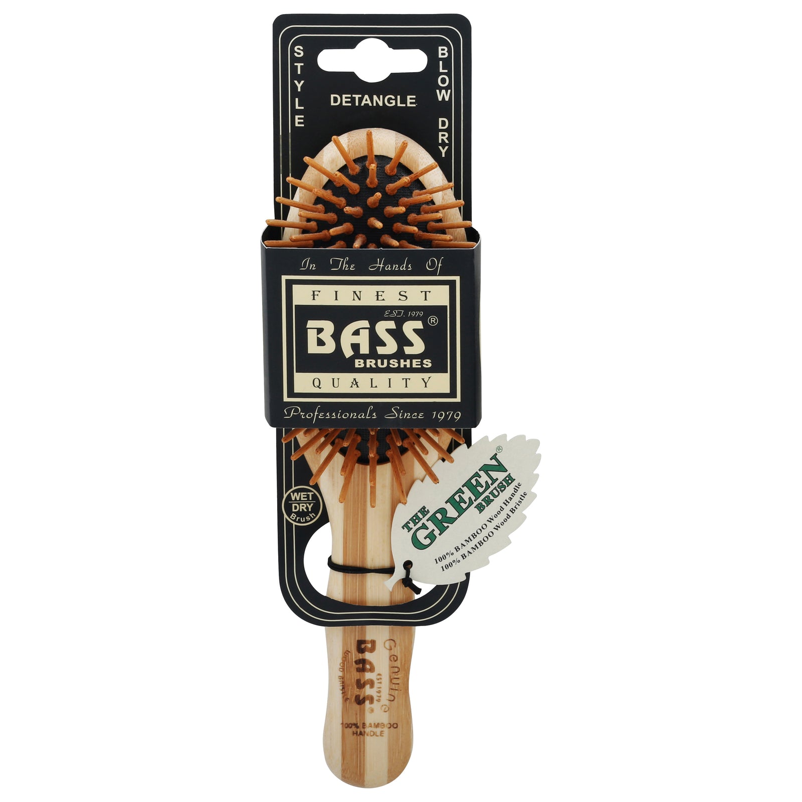 Bass Brushes - Brush Sm Wood Brstl Bambo - 1 Each - Ct - GreatEagleInc