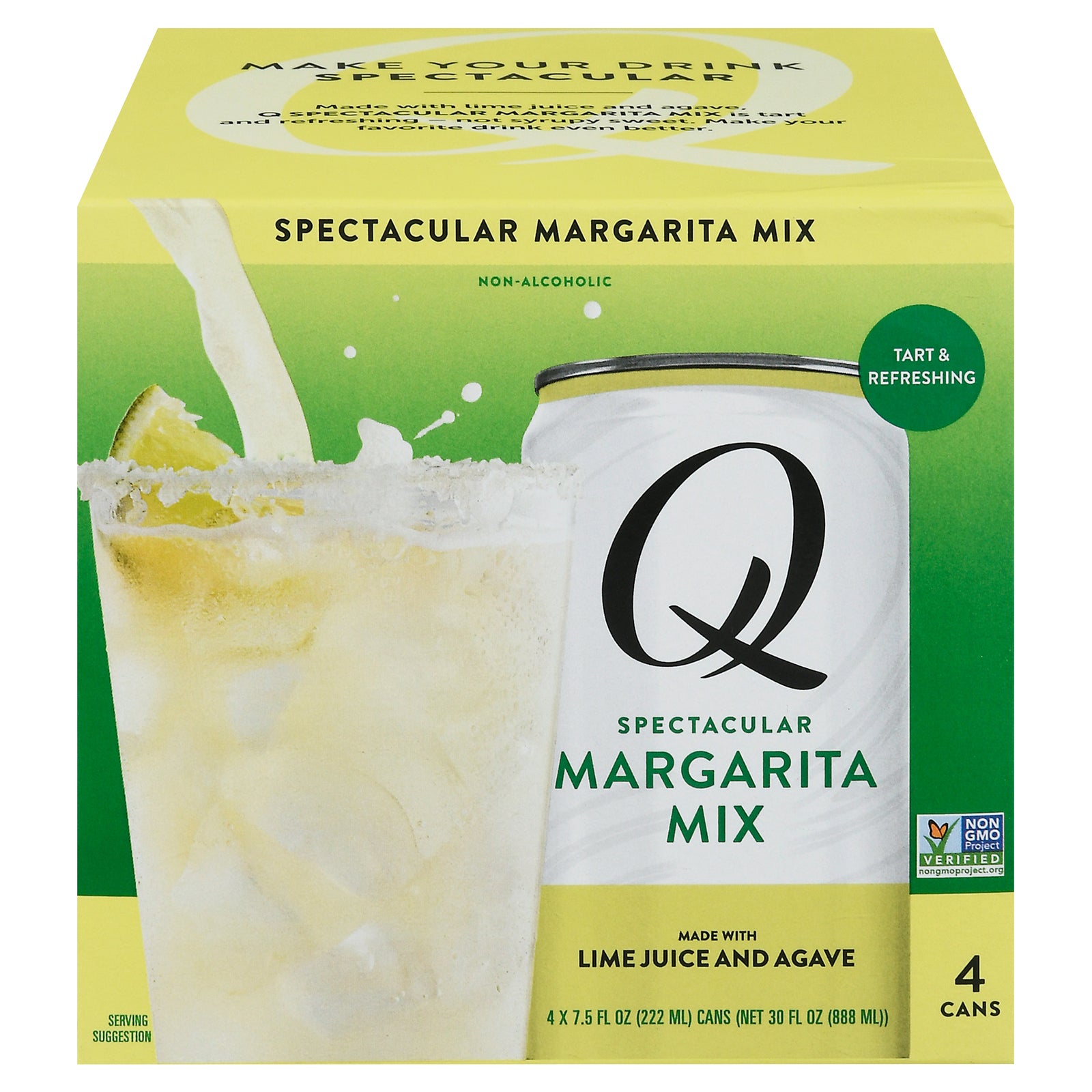 Q Drinks - Mix Margarita - Case Of 6-4/7.5 Fz - GreatEagleInc