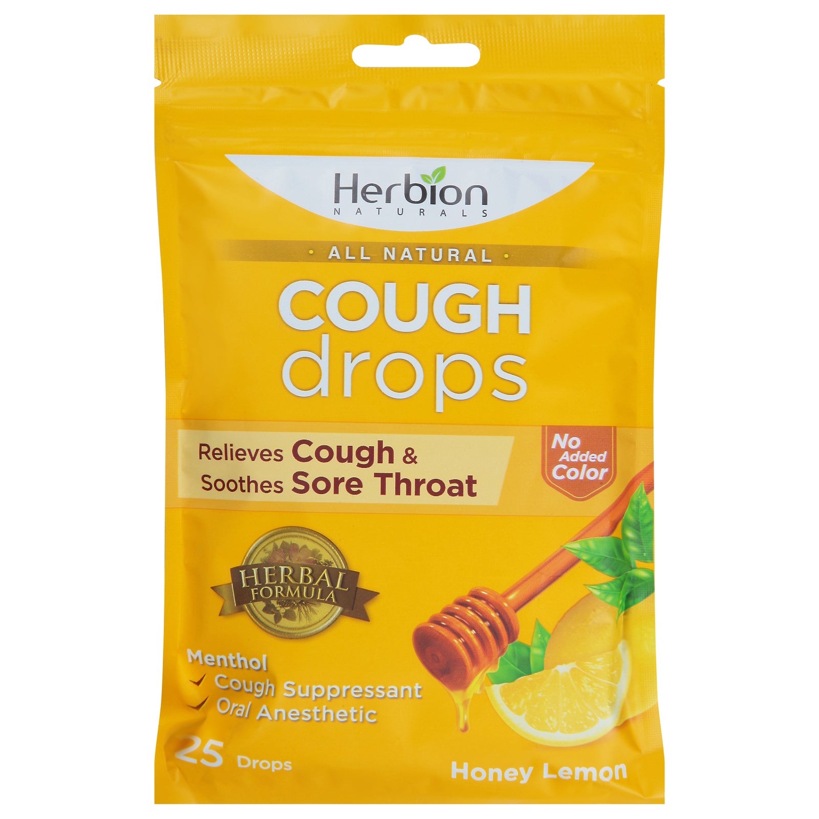 Herbion Naturals - Cough Drops Honey - 1 Each - 25 Ct - Eco-Friendly Home & Grocery