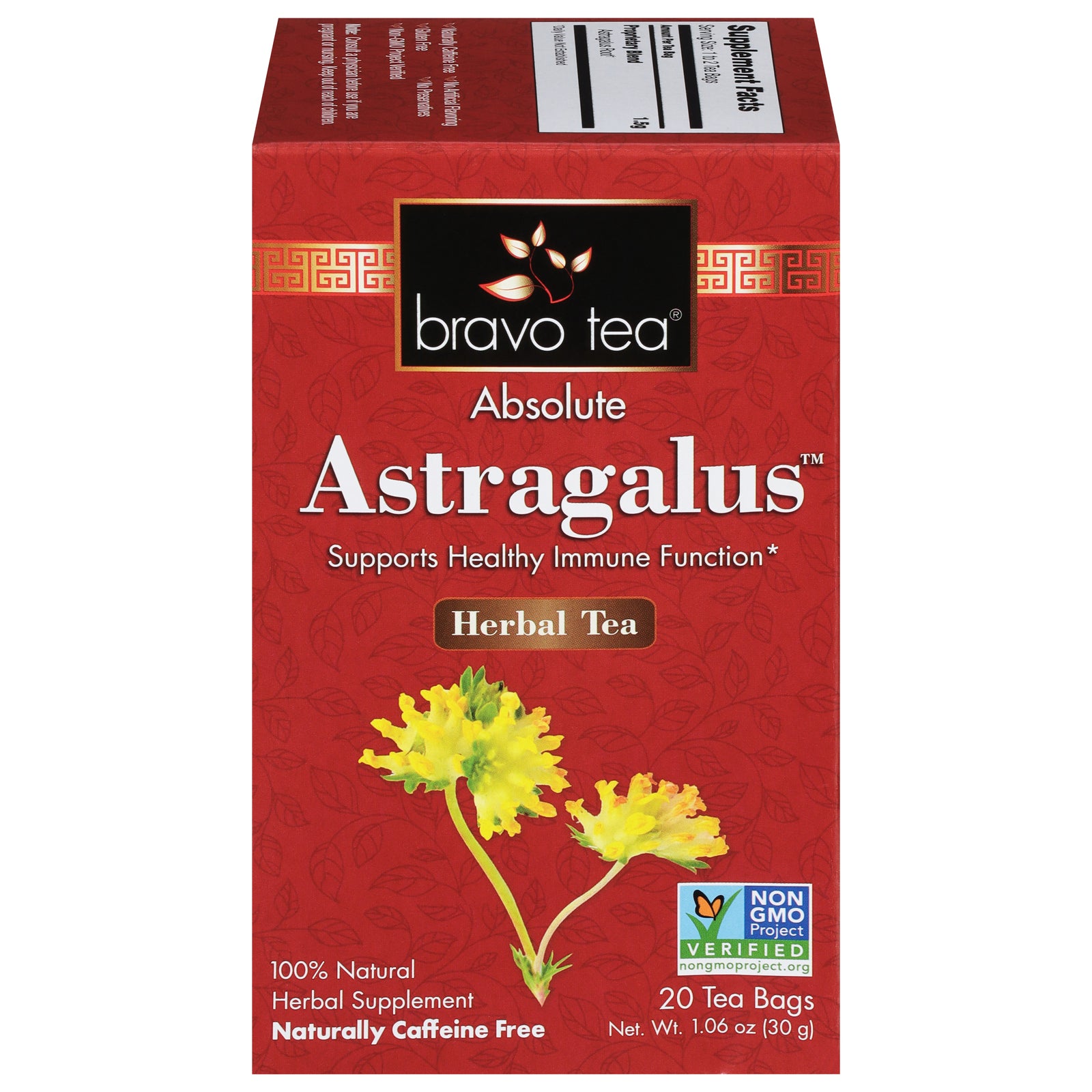 Bravo Teas And Herbs - Tea - Absolute Astragalus - 20 Bag - GreatEagleInc