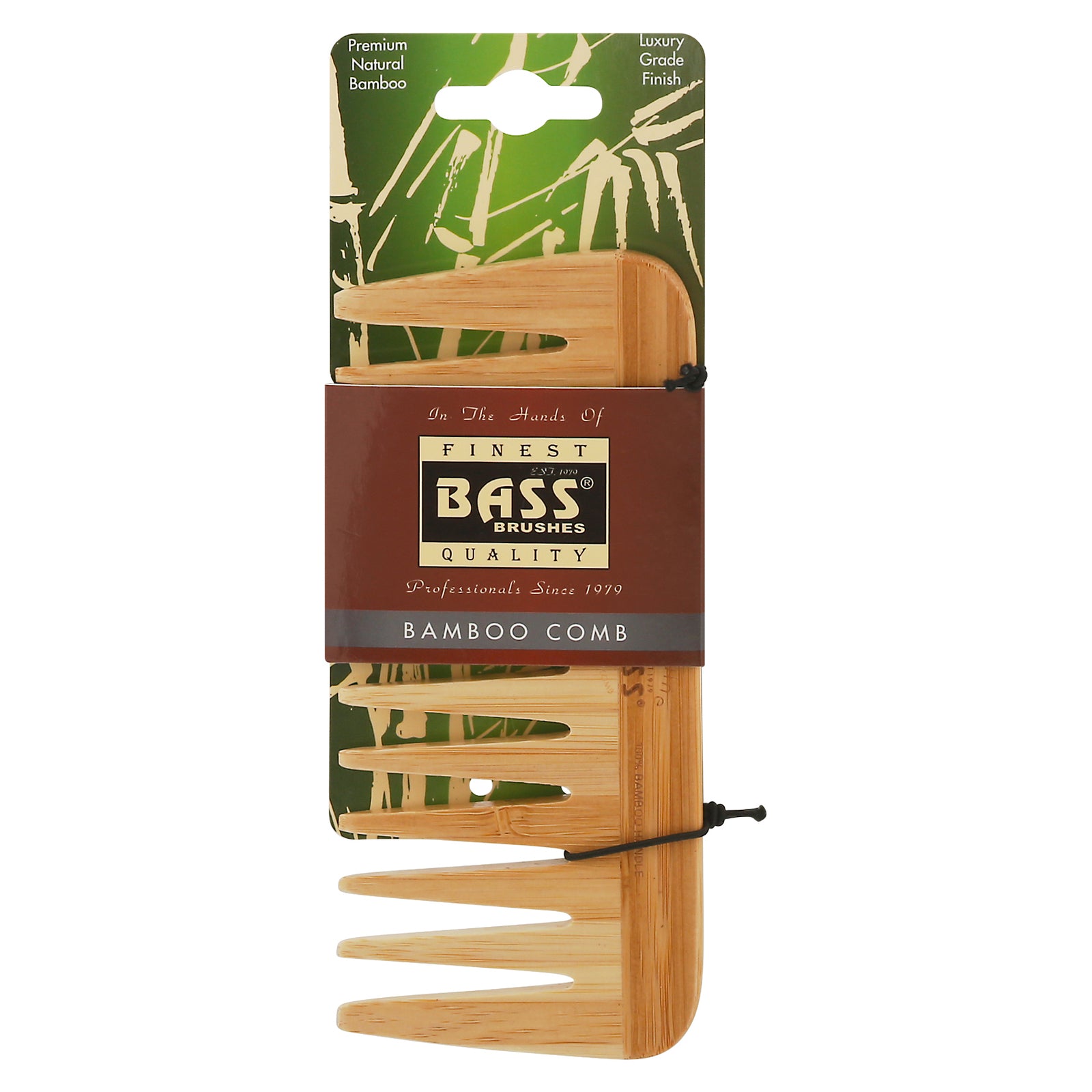 Bass Brushes - Comb Wood Medium Wide Tooth - 1 Each - Ct - GreatEagleInc