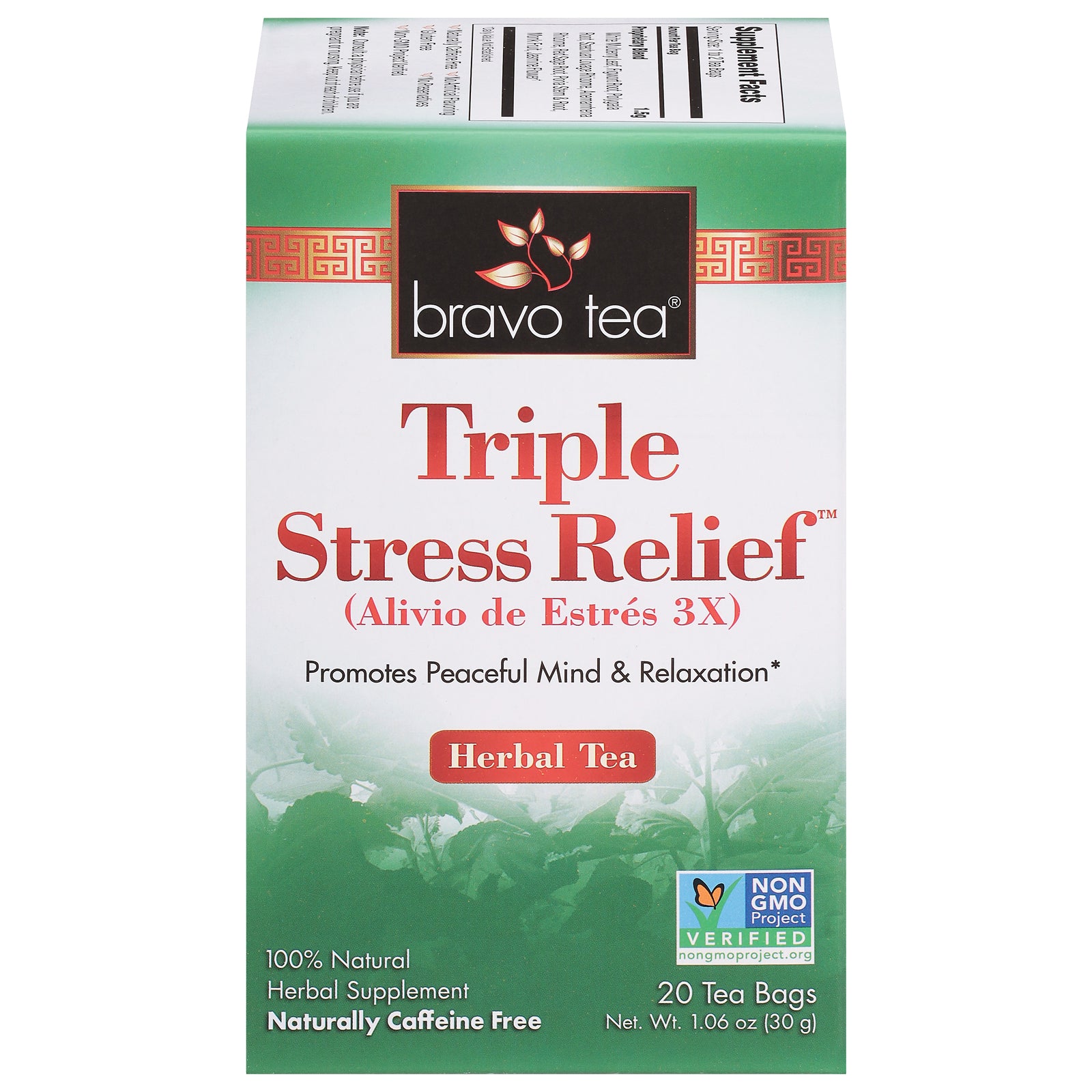 Bravo Teas And Herbs - Tea - Triple Stress Relief - 20 Bag - GreatEagleInc