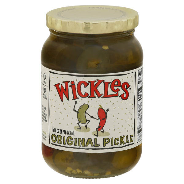 Wickles - Pickles - Original Chips - Case Of 6 - 16 Fl Oz. - GreatEagleInc