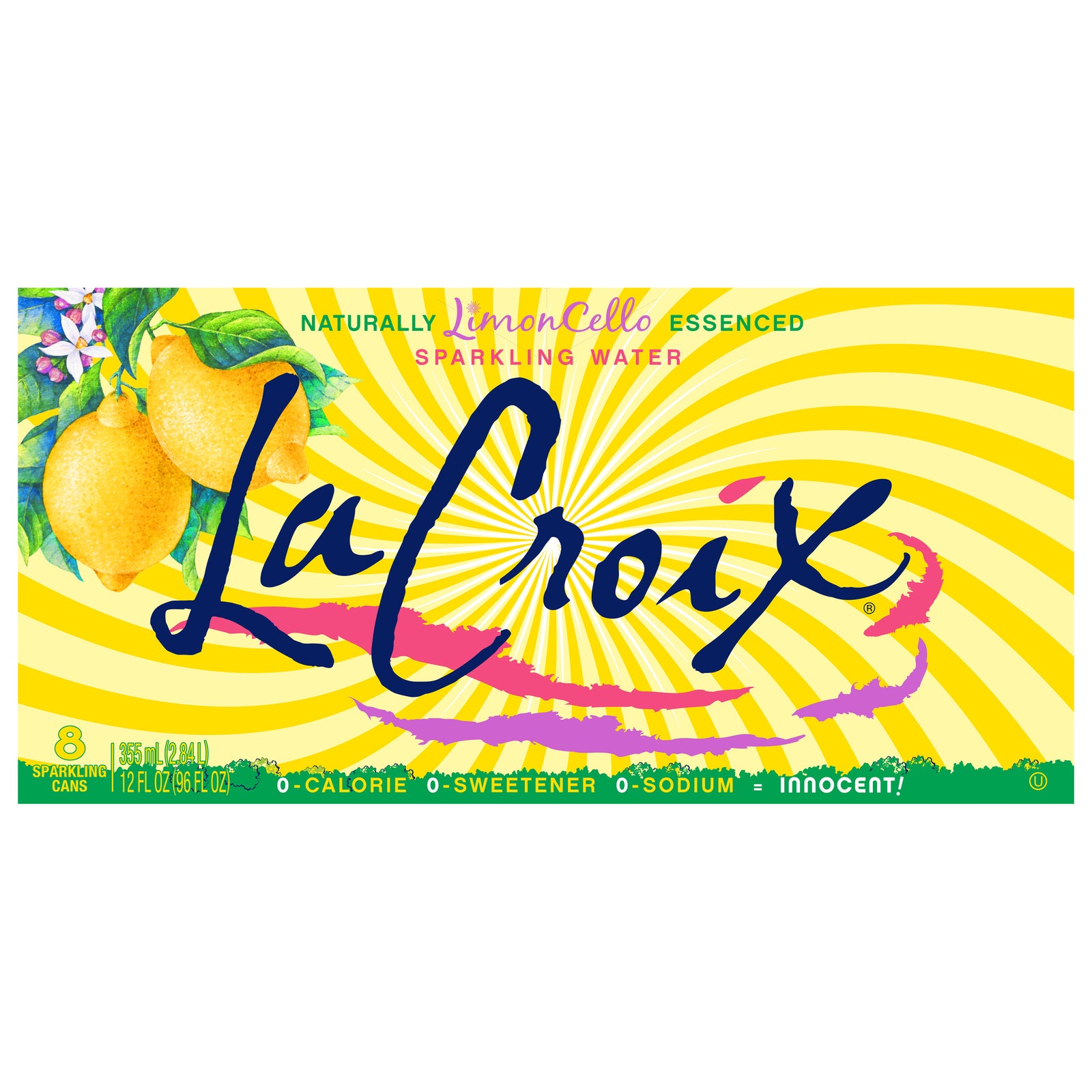 Lacroix - Sparkling Water Limoncello - Case Of 3-8/12 Fz - GreatEagleInc