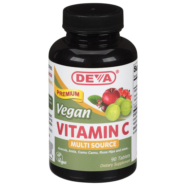 Deva Vegan Vitamins - Vitamin C Vegan Mlti Srce - 1 Each 1-90 Tab Default Title