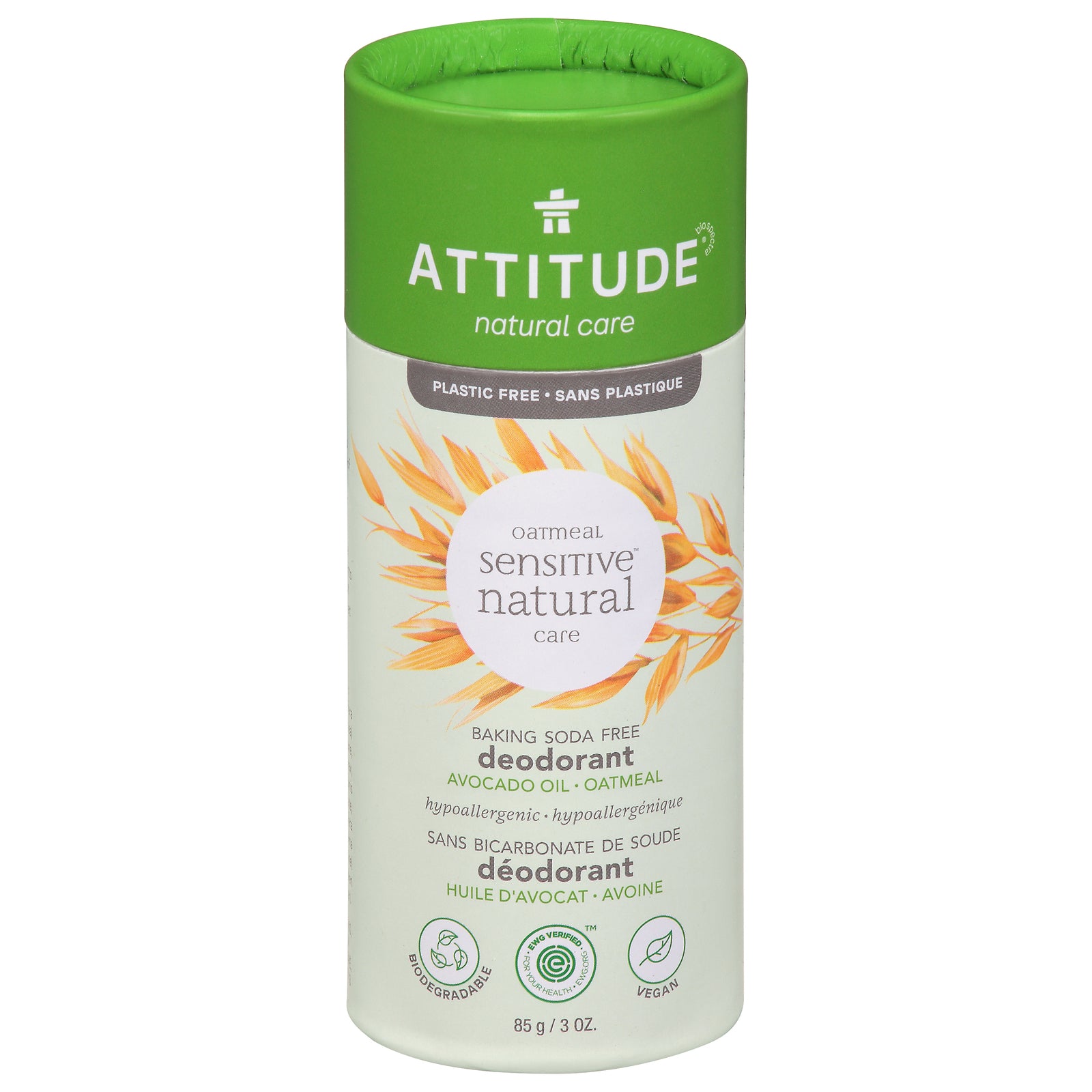 Attitude - Deodorant Snstv Avo Oil - 1 Each-3 Oz - GreatEagleInc