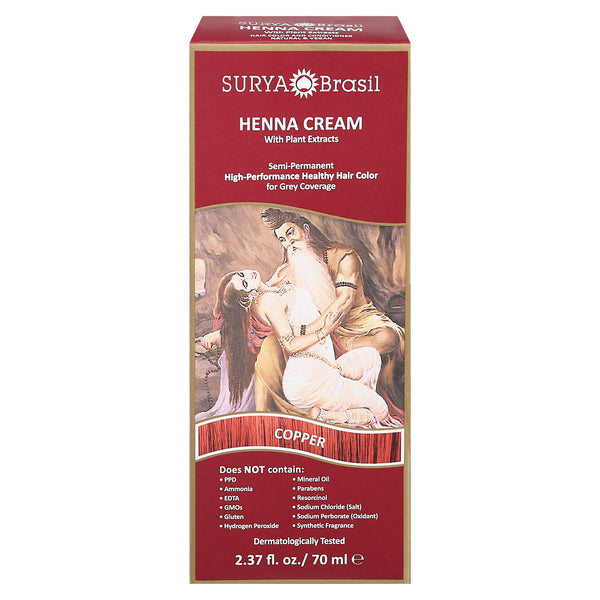 Surya Brasil - Henna Cream Copper - 1 Each-2.37 Oz - Home & Garden