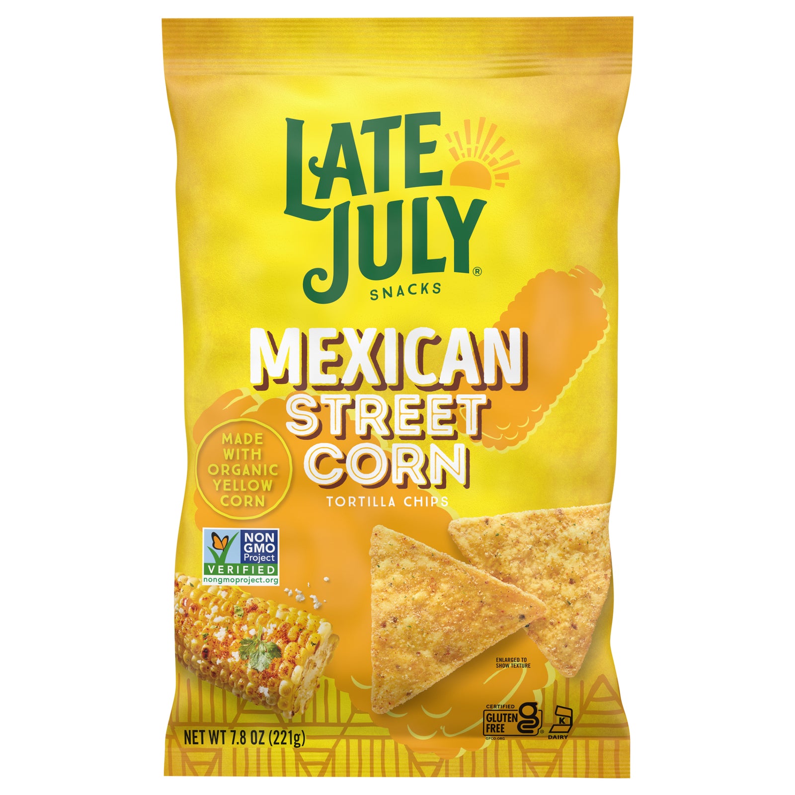 Late July Snacks - Tort Chips Mex Corn - Case Of 12-7.8 Oz - GreatEagleInc