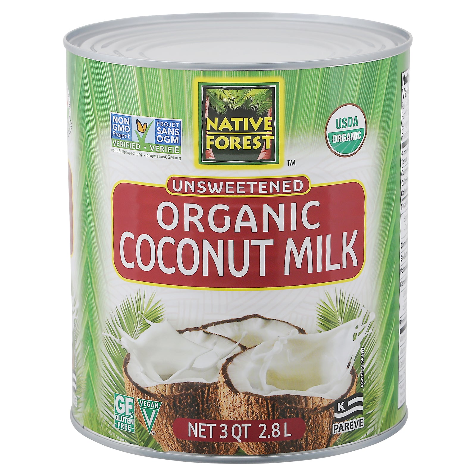 Native Forest Fair Trade Og Milk - Coconut - Case Of 6 - 96 Fl Oz. - GreatEagleInc