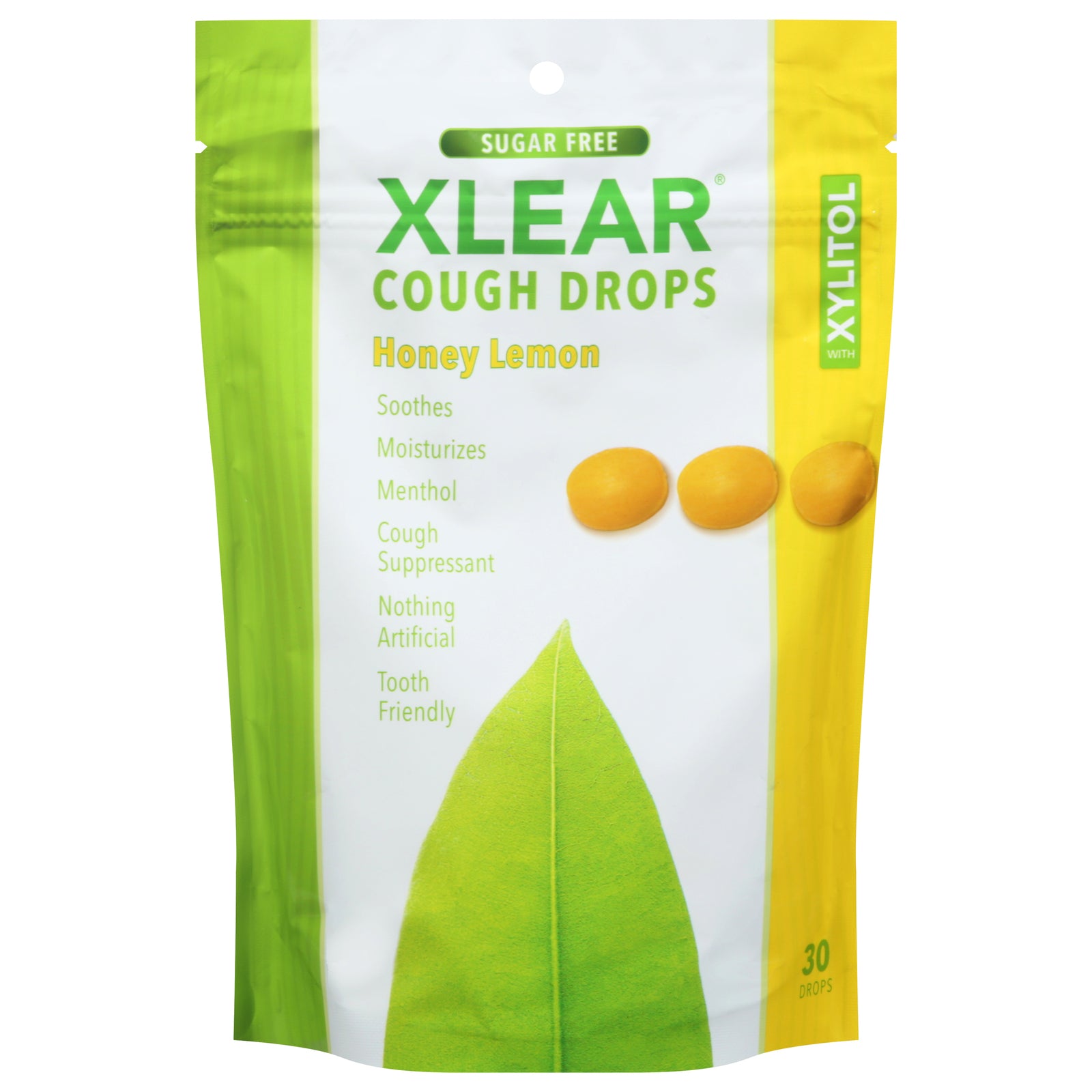 Xlear - Cough Drops Honey Lemon - 1 Each-30 Ct - GreatEagleInc