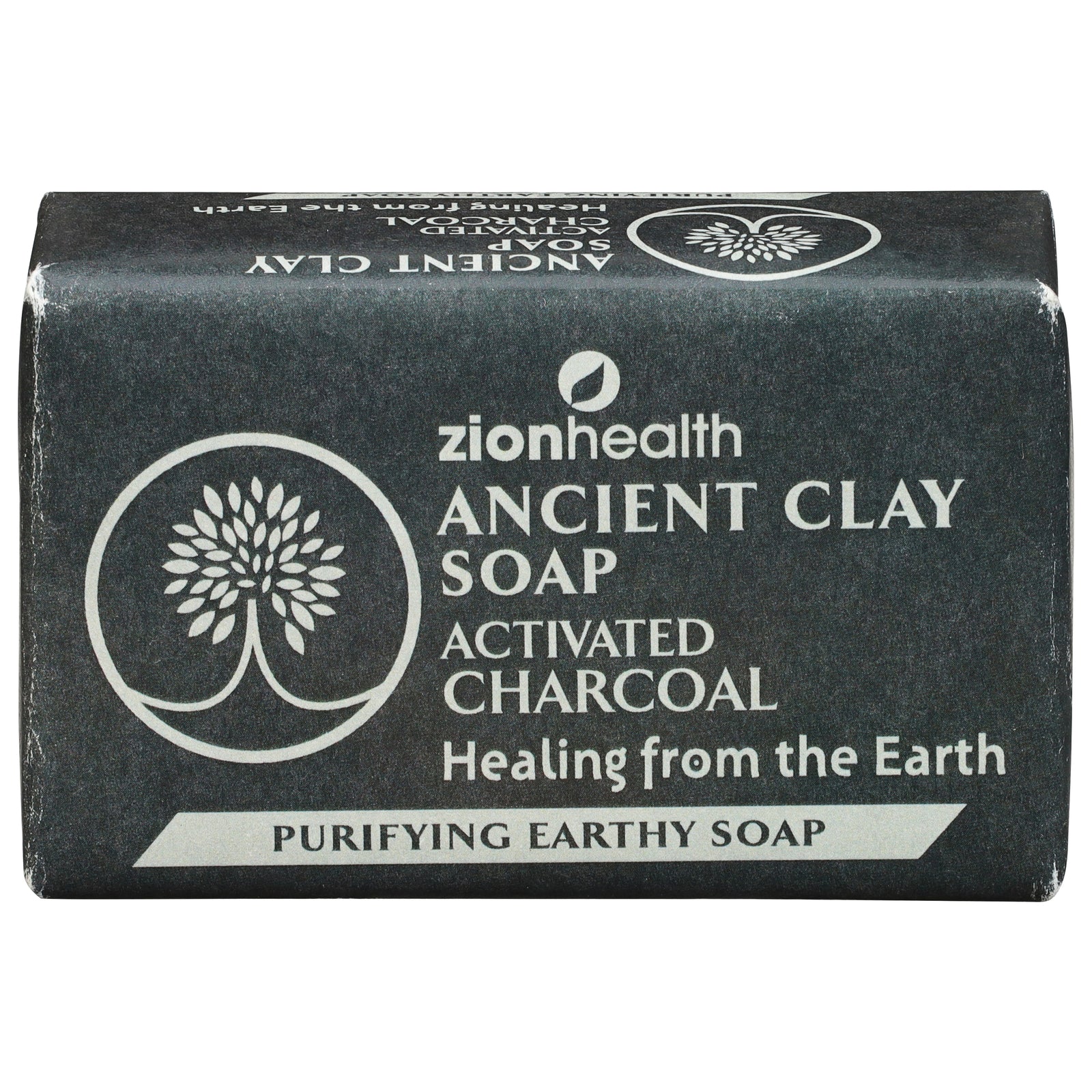 Zion Health - Anct Clay Soap Charcoal - 1 Each - 6 Oz - GreatEagleInc