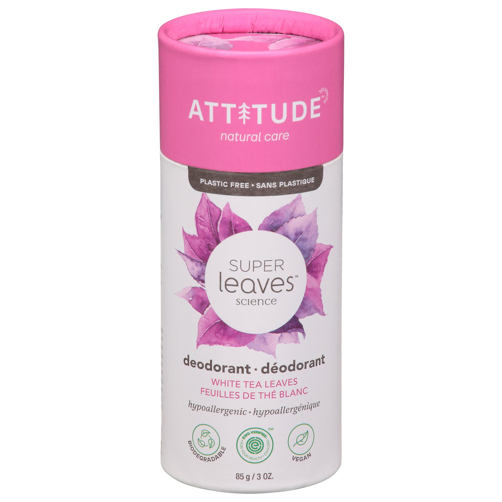 Attitude - Deodorant Spr/lv Wht/tea - 1 Each-3 Oz - GreatEagleInc