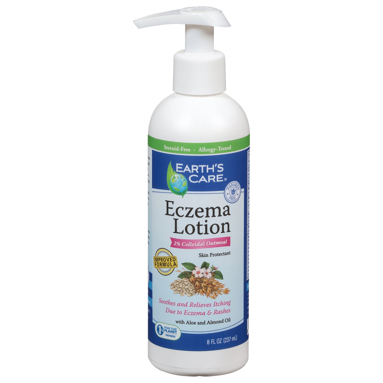 Earth's Care - Eczema Lotion - 1 Each - 8 Fz - GreatEagleInc