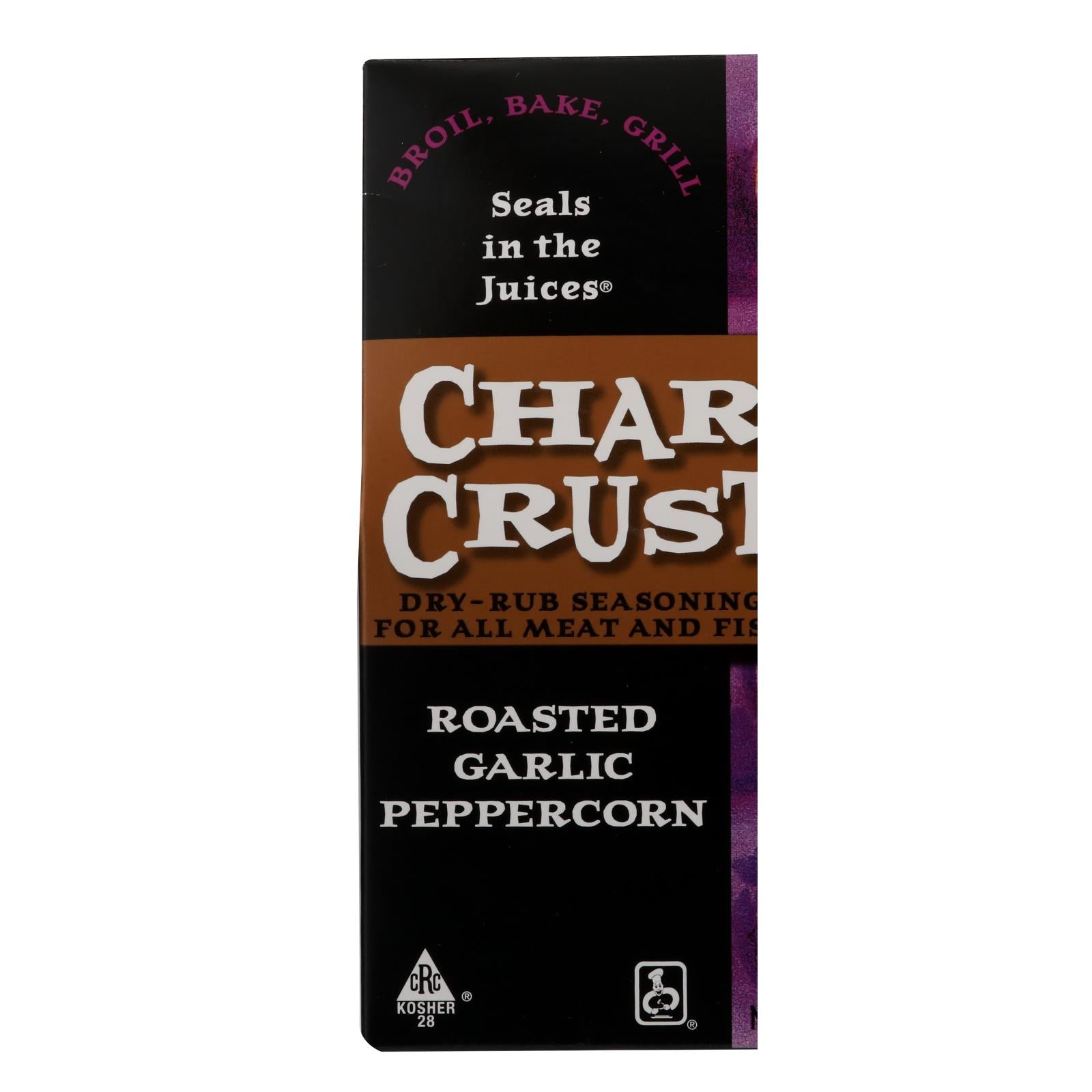 Char Crust Roasted Garlic Peppercorn - Case Of 6 - 4 Oz - GreatEagleInc