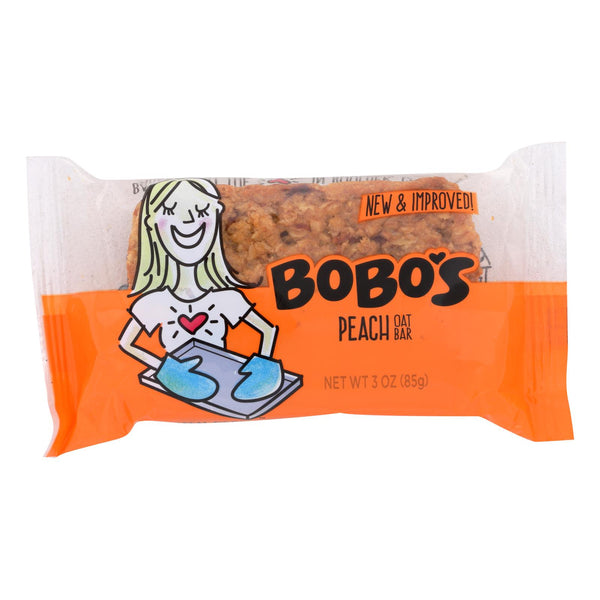 Bobo's Oat Bars - Bars - Peach - Case Of 12 - 3 Oz. - GreatEagleInc