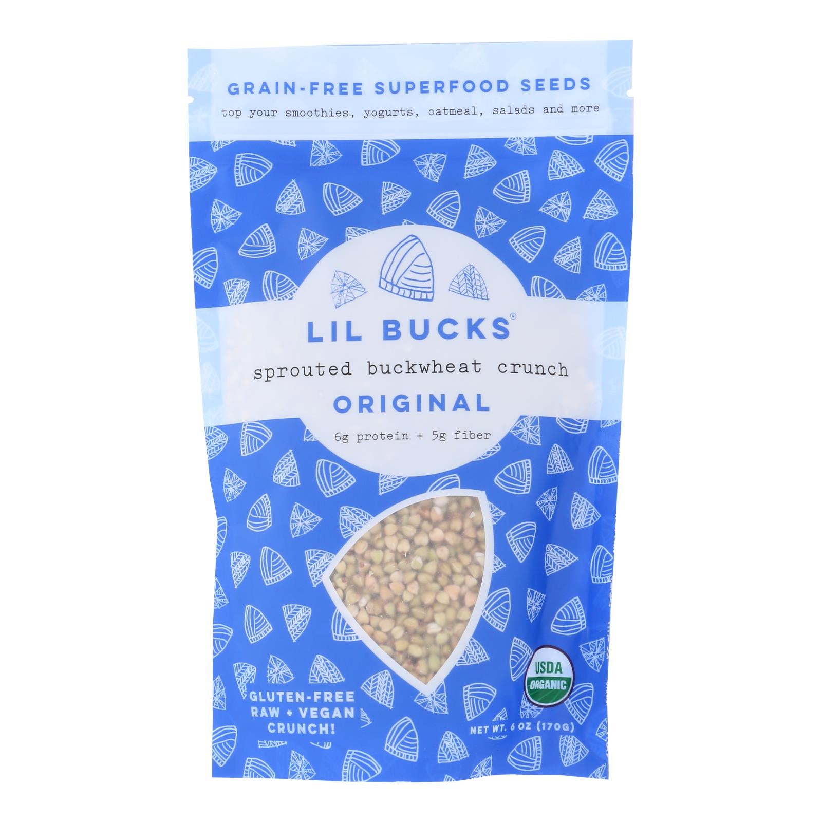 Lil Bucks - Buckwheat Sprtd Original - Case Of 6-6 Oz - GreatEagleInc