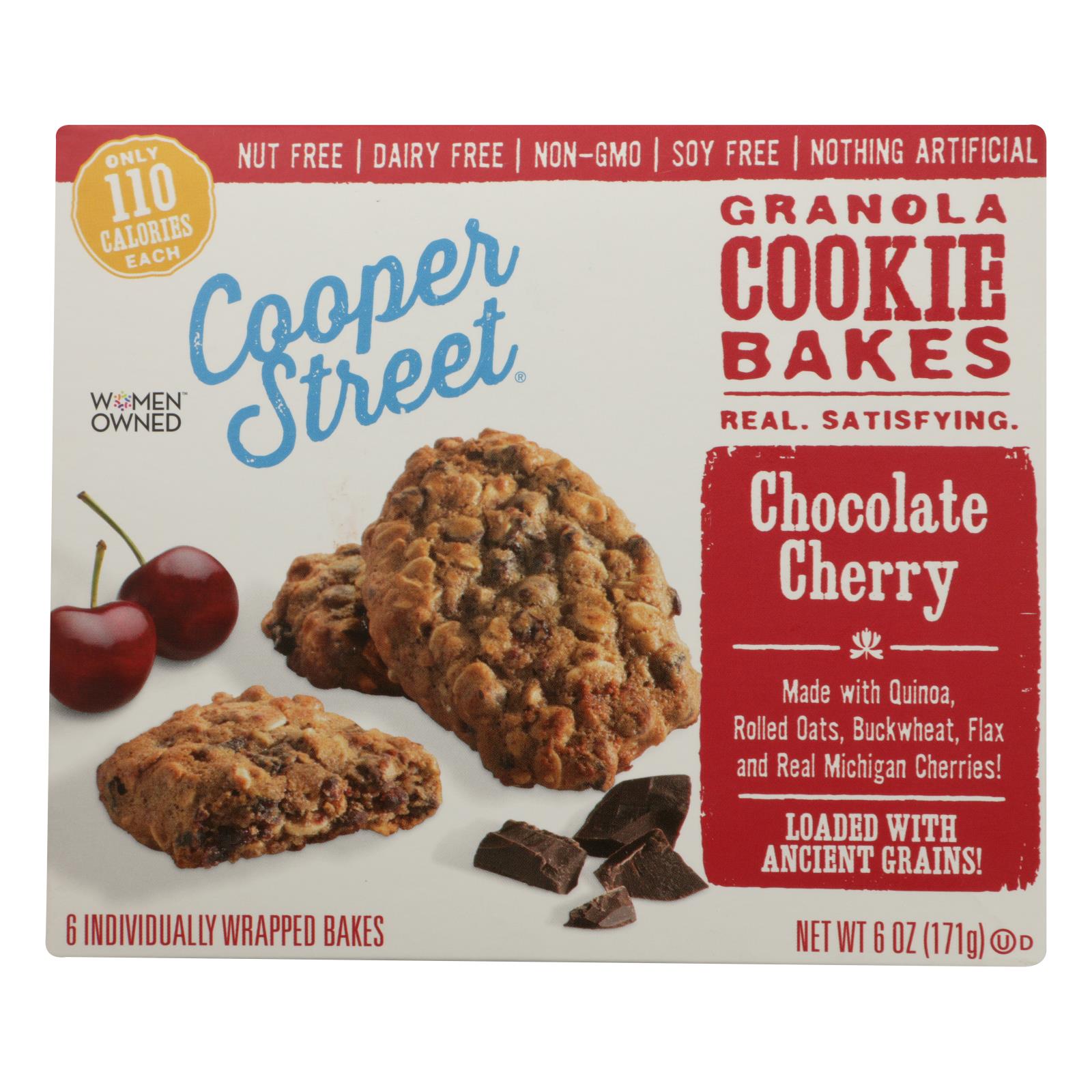 Cooper Street - Granola Bakes Chocolate Cherry - Case Of 6 - 6 Oz - GreatEagleInc