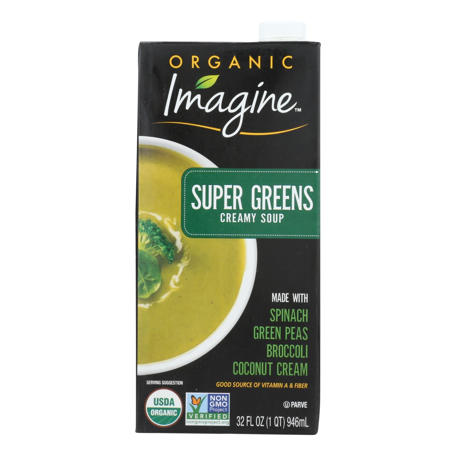 Imagine Foods - Soup Spr Greens Creamy - Case Of 6-32 Fz - GreatEagleInc
