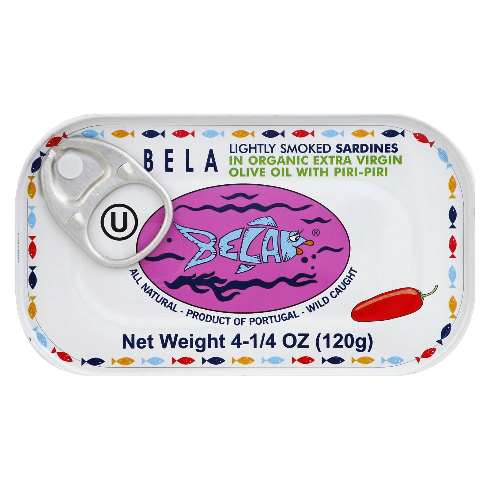 Bela-olhao Sardines - Sardines Piri Piri Smoke - Case Of 12-4.23 Oz - GreatEagleInc